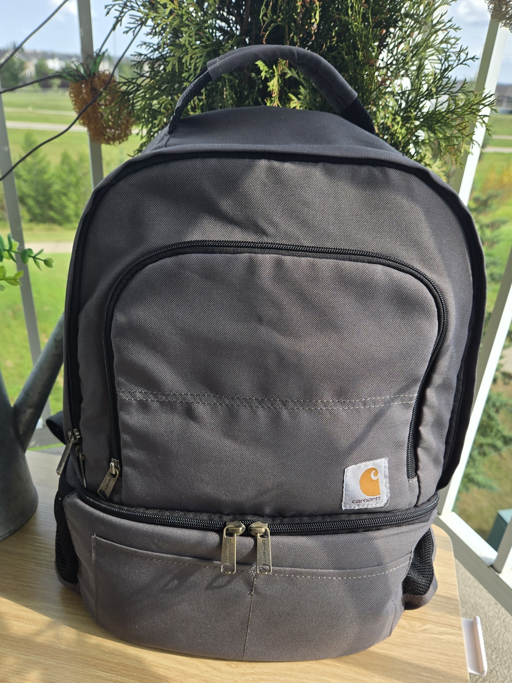 Carhartt Men’s Gray Canvas Backpack
